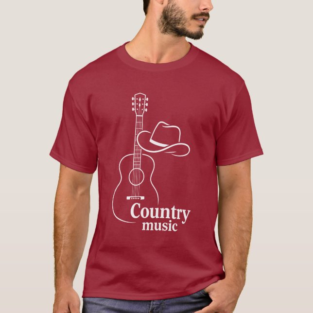 Camiseta de Música Country (Anverso)