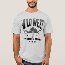 Camiseta de música de campo Gorra Cowboy West Cowb
