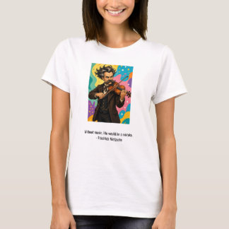 Camiseta de música de Nietzsche