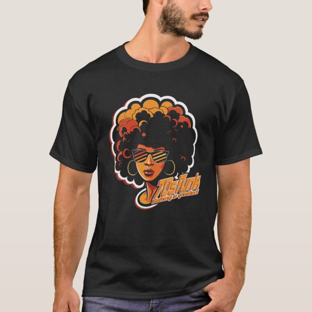 Camiseta de música funk de los años 70 (Anverso)