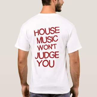 Camiseta de música house chic