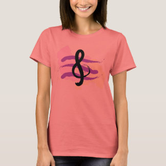 Camiseta de música KRW G-Clef