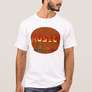 Camiseta de música para hombres