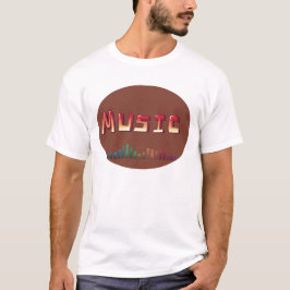 Camiseta de música para hombres