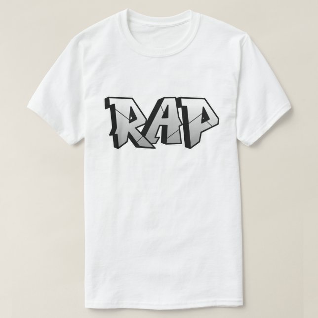 Camiseta de música rap (Diseño del anverso)