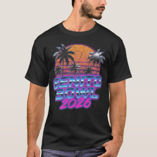 Camiseta de música Retro Synthwave Benito Bowl 202