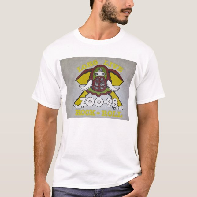 Camiseta de música rock KZEW 98 (Anverso)