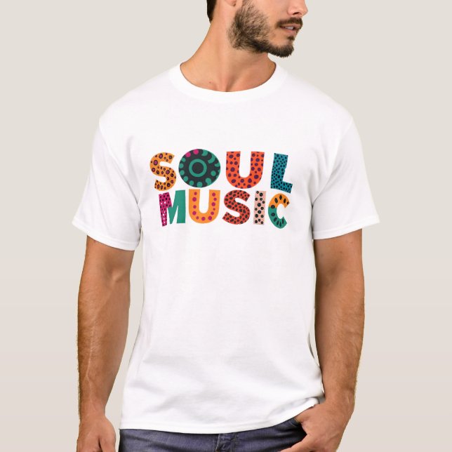 Camiseta de música Soul (Anverso)