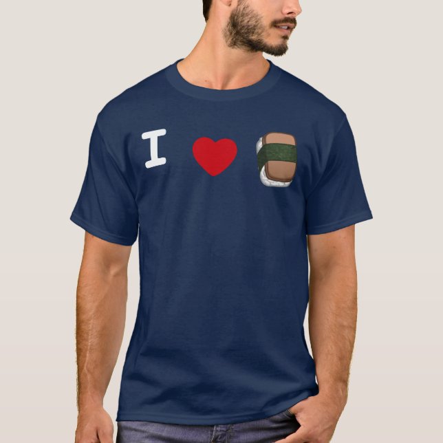 Camiseta de Musubi del *heart* I (oscura) (Anverso)