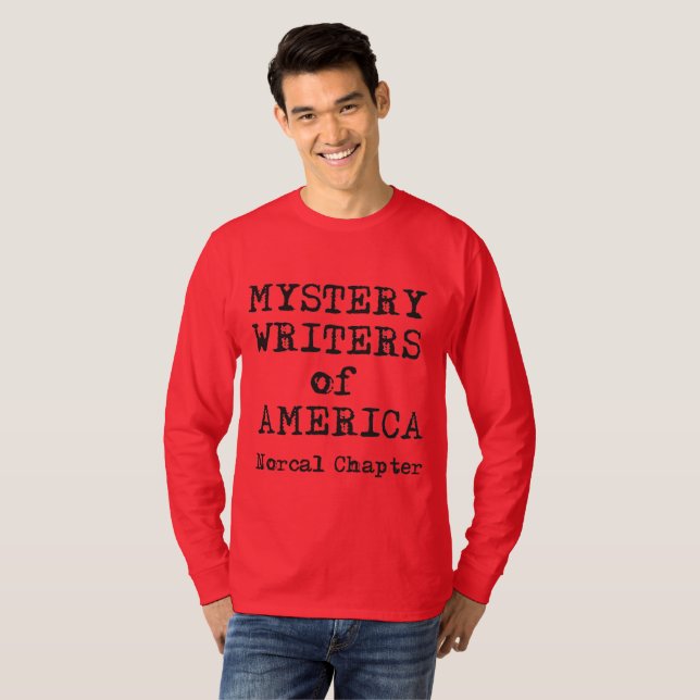 Camiseta de MWA, la manga larga de los hombres, (Anverso completo)