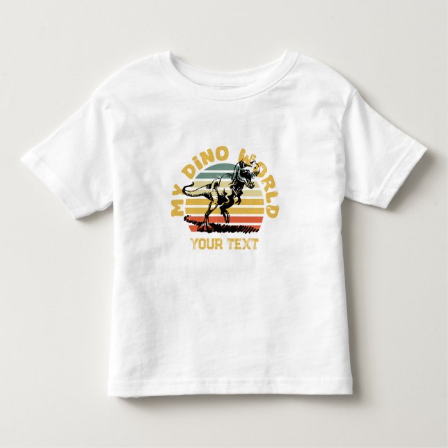 Camiseta de My Dino World Toddler Fine Jersey (Anverso)