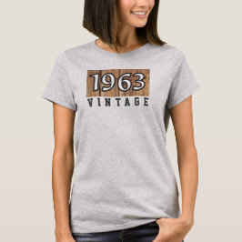Camiseta de nacimiento de 1963