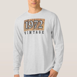 Camiseta de nacimiento de 1972