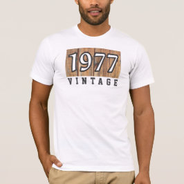 Camiseta de nacimiento de 1977