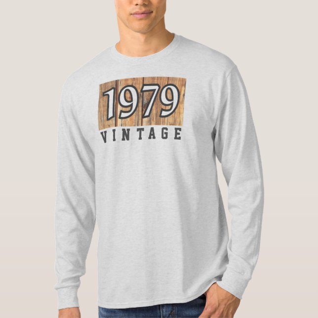 Camiseta de nacimiento de 1979 (Anverso)
