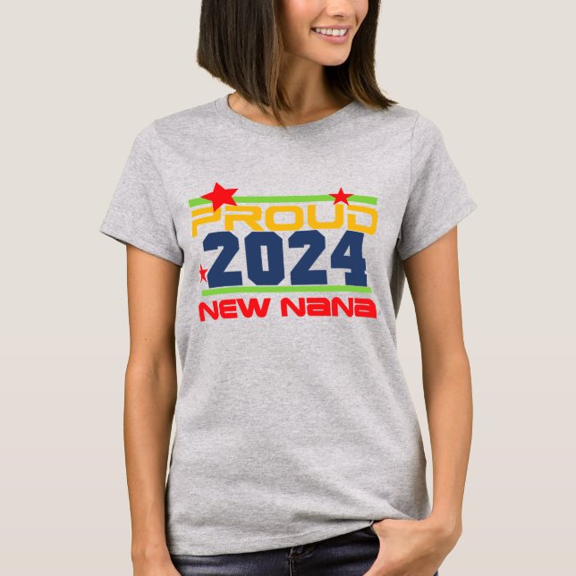Camiseta de Nana 2024 Orgullosa (Anverso)