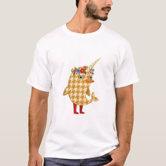 Camiseta de Narval con Corona de Flores