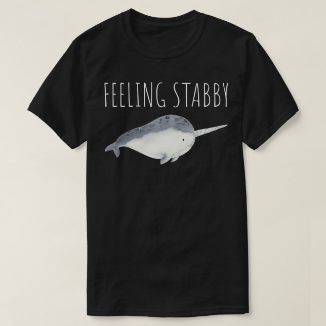 Camiseta de narwhal, sintiéndose pasmosa y gracios (Diseño del anverso)