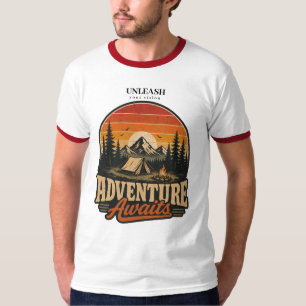 Camiseta de naturaleza al aire libre La aventura e