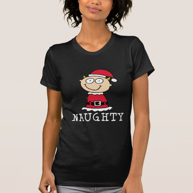 Camiseta de Naughty Elf (Anverso)