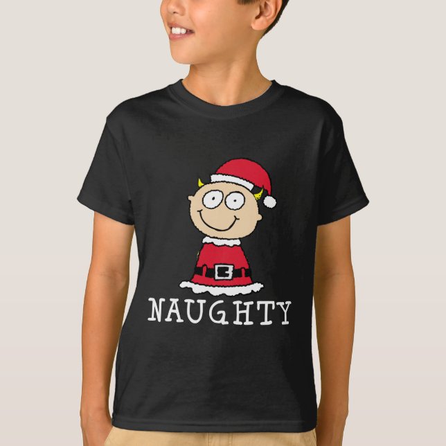 Camiseta de Naughty Elf (Anverso)