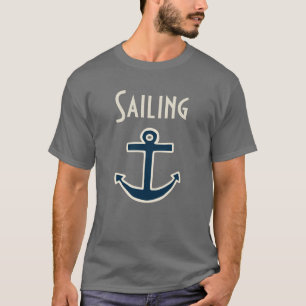 Camiseta de navegación de ancla náutica
