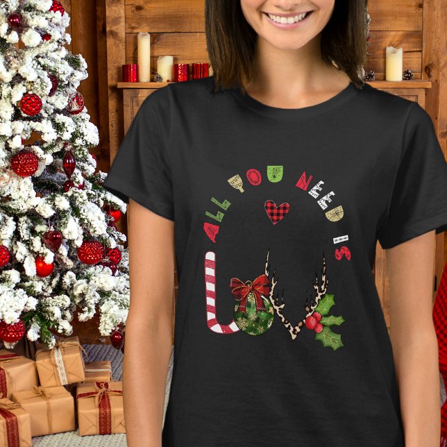 Camiseta de Navidad – Adorno y cuernos (Subido por el creador)
