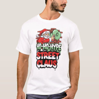 Camiseta de Navidad Claus Calle Hype Ho Ho Santa U