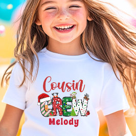 Camiseta de Navidad con dibujo retro personalizado