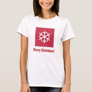 Camiseta de navidad - Copo de nieve - Feliz Navida