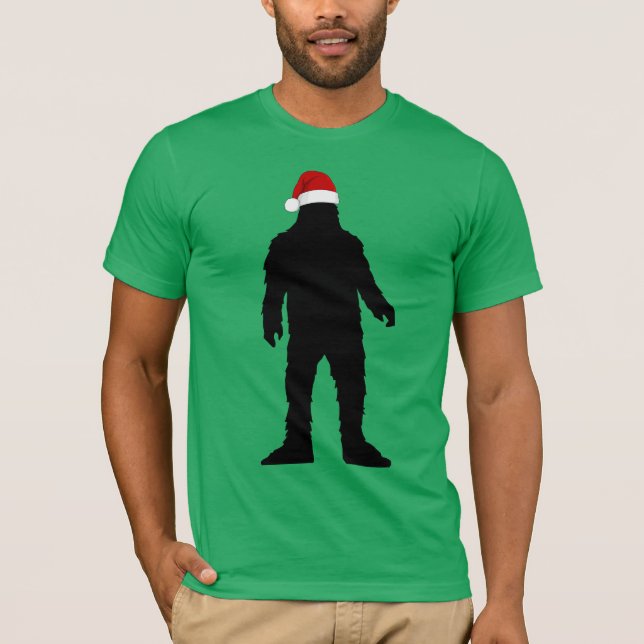 Camiseta de Navidad de Bigfoot (Anverso)