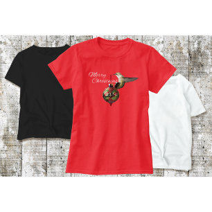 Camiseta de Navidad de Colibrí 2024