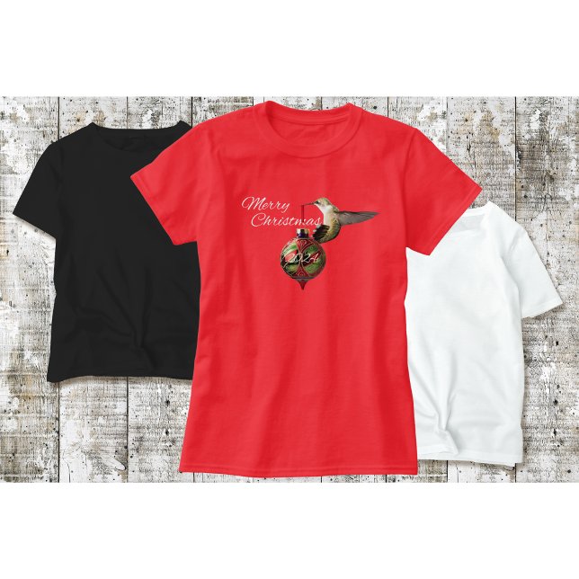 Camiseta de Navidad de Colibrí 2024 (Subido por el creador)