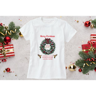 Camiseta de Navidad de Colibrí-Ama a los Demás