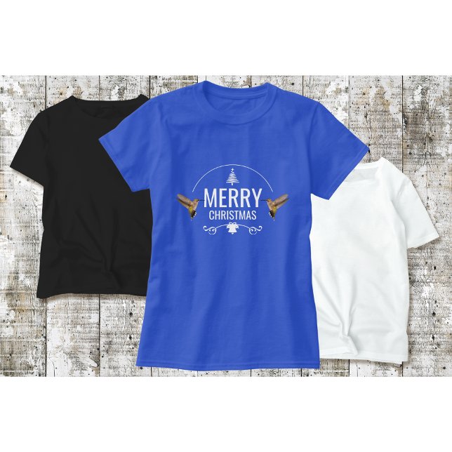 Camiseta de Navidad de Colibrí Azul (Subido por el creador)