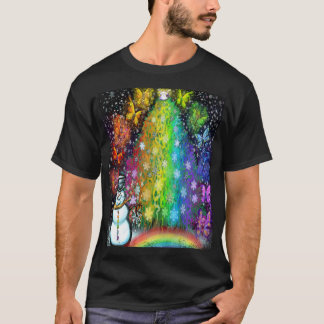 Camiseta de Navidad de Hadas del Arcoíris