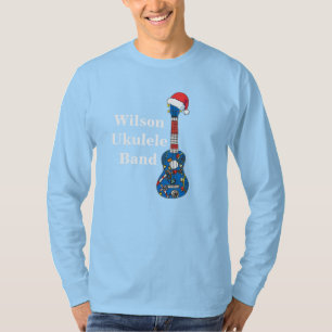 Camiseta de Navidad de la banda de ukulele Wilson