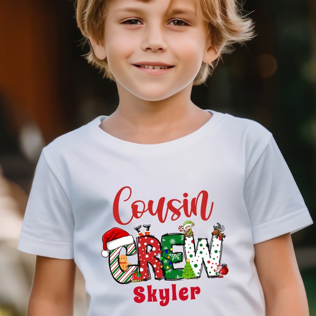 Camiseta de Navidad de la tripulación de primos re (Subido por el creador)