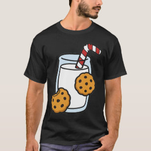 Camiseta de Navidad de Leche y Galletas Hinchadas