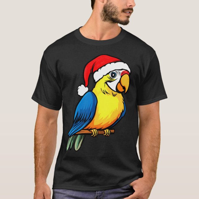 Camiseta de Navidad de Loros (Anverso)
