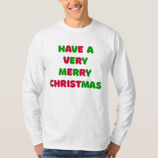 Camiseta de Navidad de manga larga para hombres