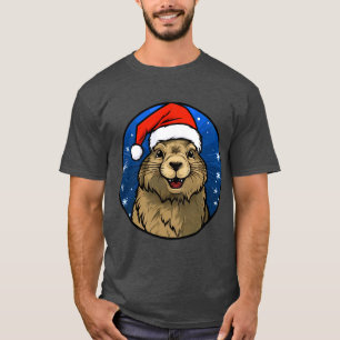 Camiseta de Navidad de Marmota