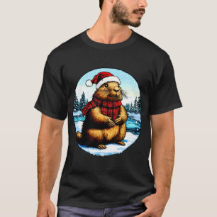 Camiseta de Navidad de Marmota