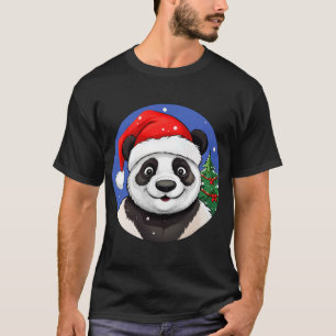 Camiseta de Navidad de Pandas