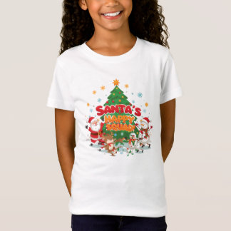 Camiseta de Navidad de Papá Noel para niños y fami