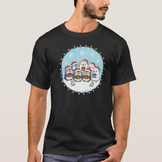 Camiseta de Navidad de Pingüino Kawaii Oso Polar