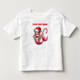 Camiseta de Navidad de Sirena para Niños Pequeños
