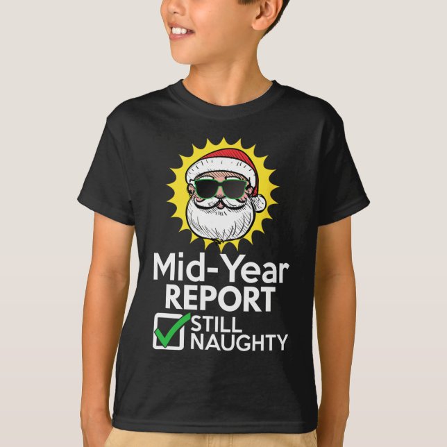 Camiseta de Navidad en Julio - Informe de mitad de (Anverso)