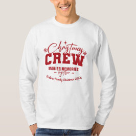 Camiseta de Navidad familiar con nombre