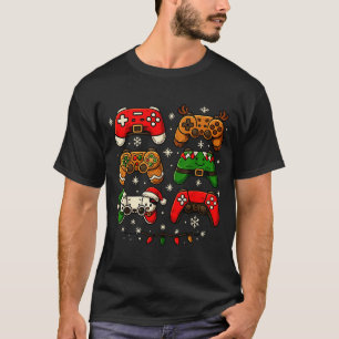 Camiseta de Navidad friki para chicos y hombres, c
